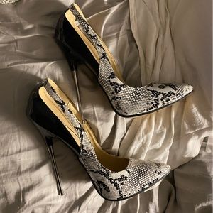 Fetish Drag Burlesque Heels custom made bespoke never worn. New size 10